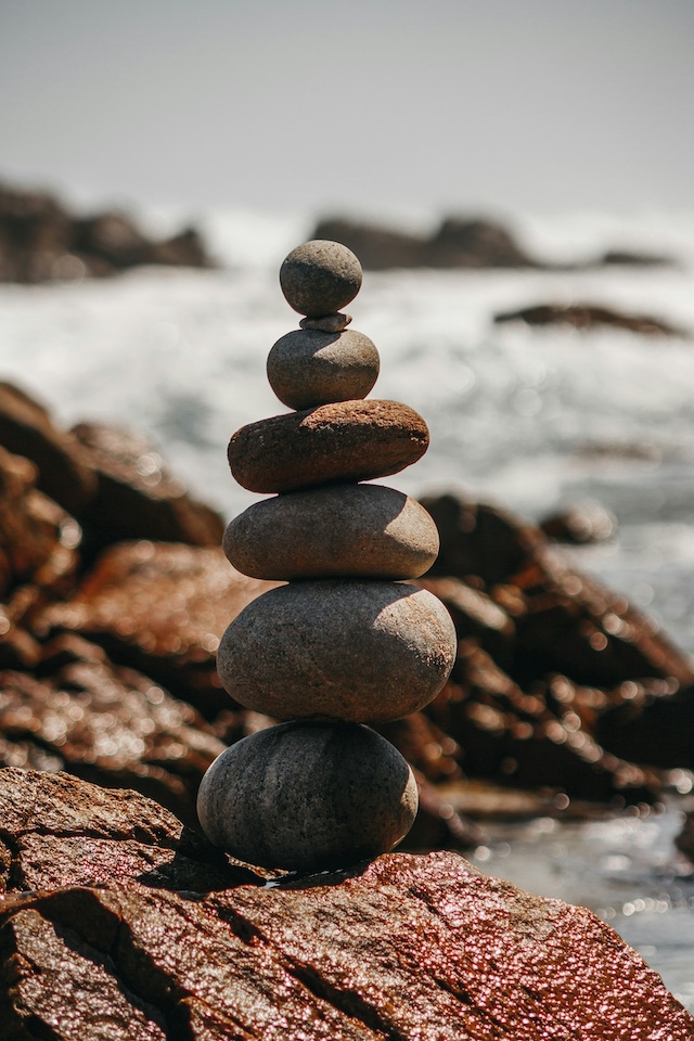 Stacked rocks